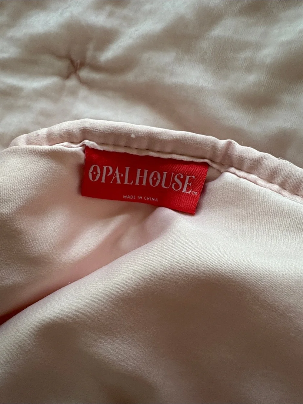 Opalhouse Pale Pink Tufted Twin Comforter